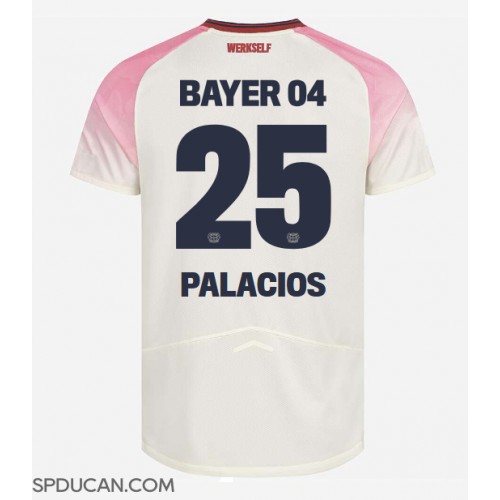 Muški Nogometni Dres Bayer Leverkusen Exequiel Palacios #25 Gostujuci 2025-26 Kratak Rukav